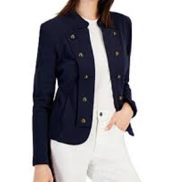 Tommy Hilfiger Navy Blazer with Gold Buttons - Picture 4 of 4